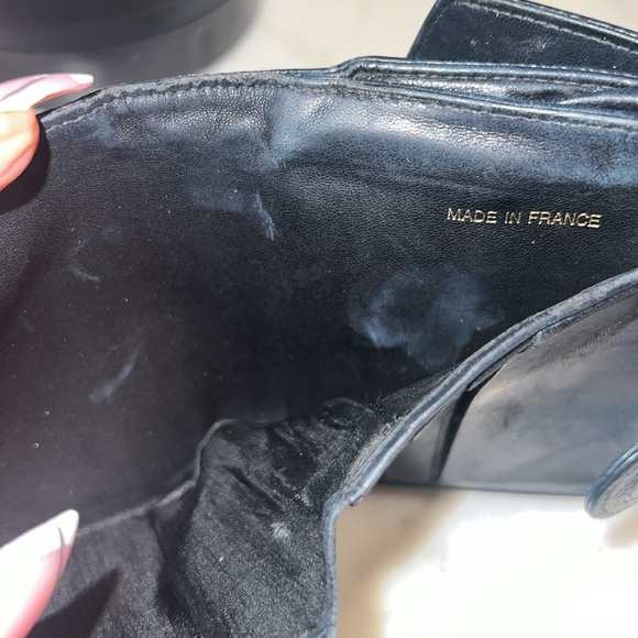 AUTHENTIC CHANEL CAVAIR LEATHER BIFOLD COMPACT WALLET BUNDLE - Picture 13 of 14